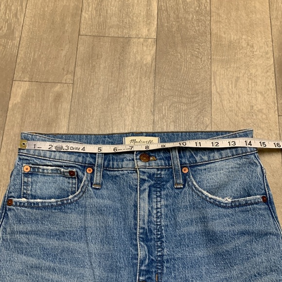 Womens Madewell Classic Straight High Rise‎ Denim Jeans - Picture 3 of 7